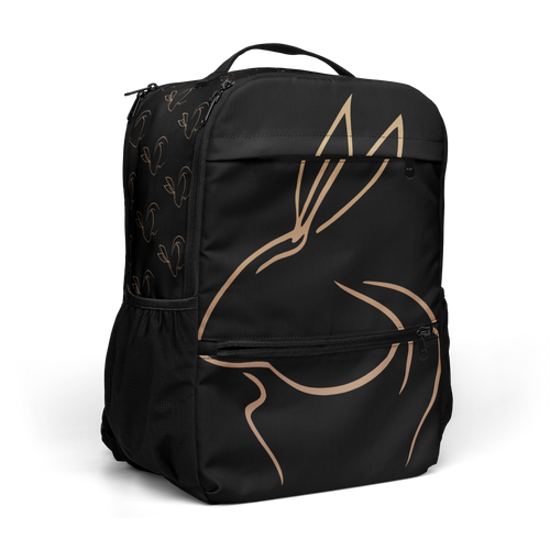 Mochila Form con motivo de conejo y varios bolsillos.