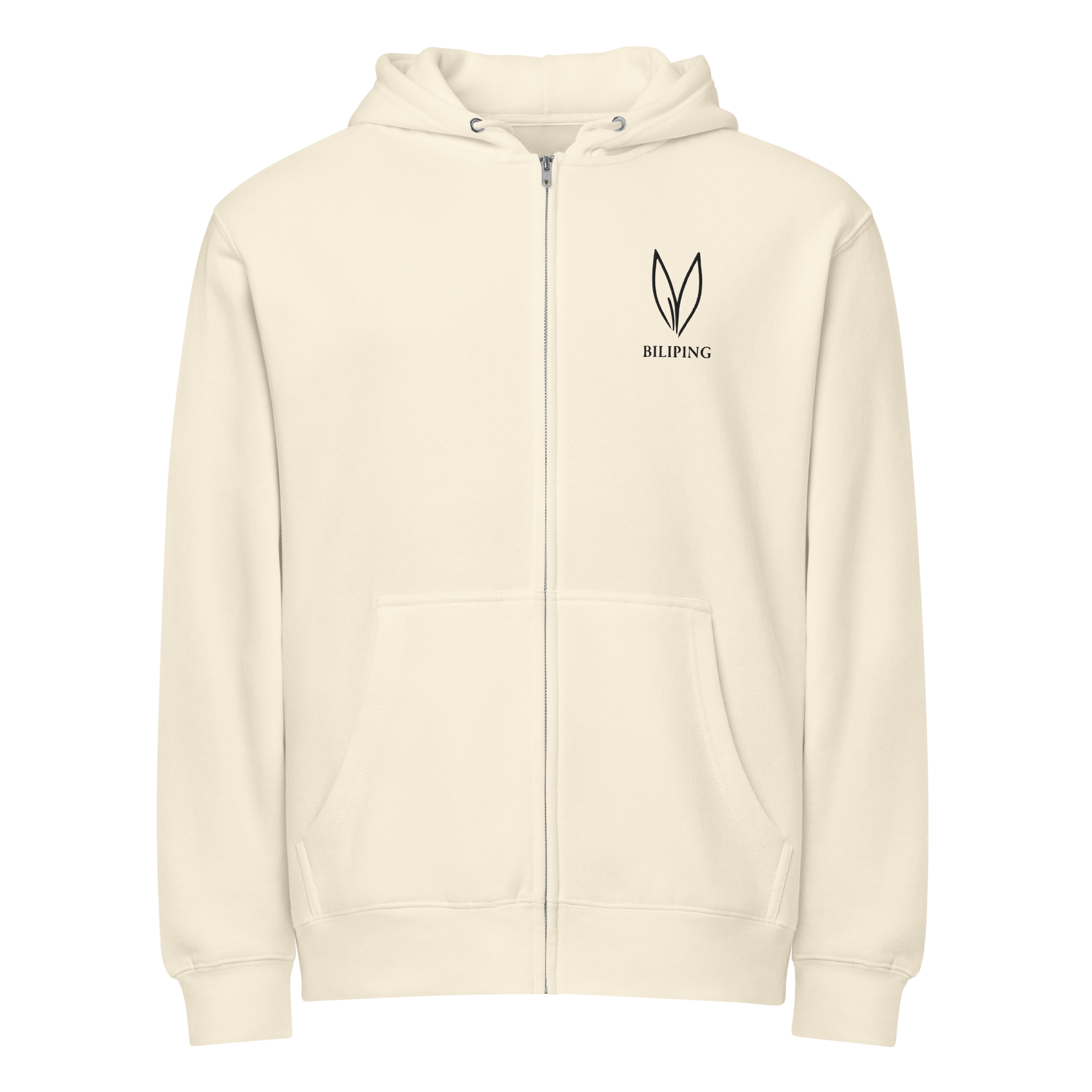 Embrace Hoodie Zip Ivory